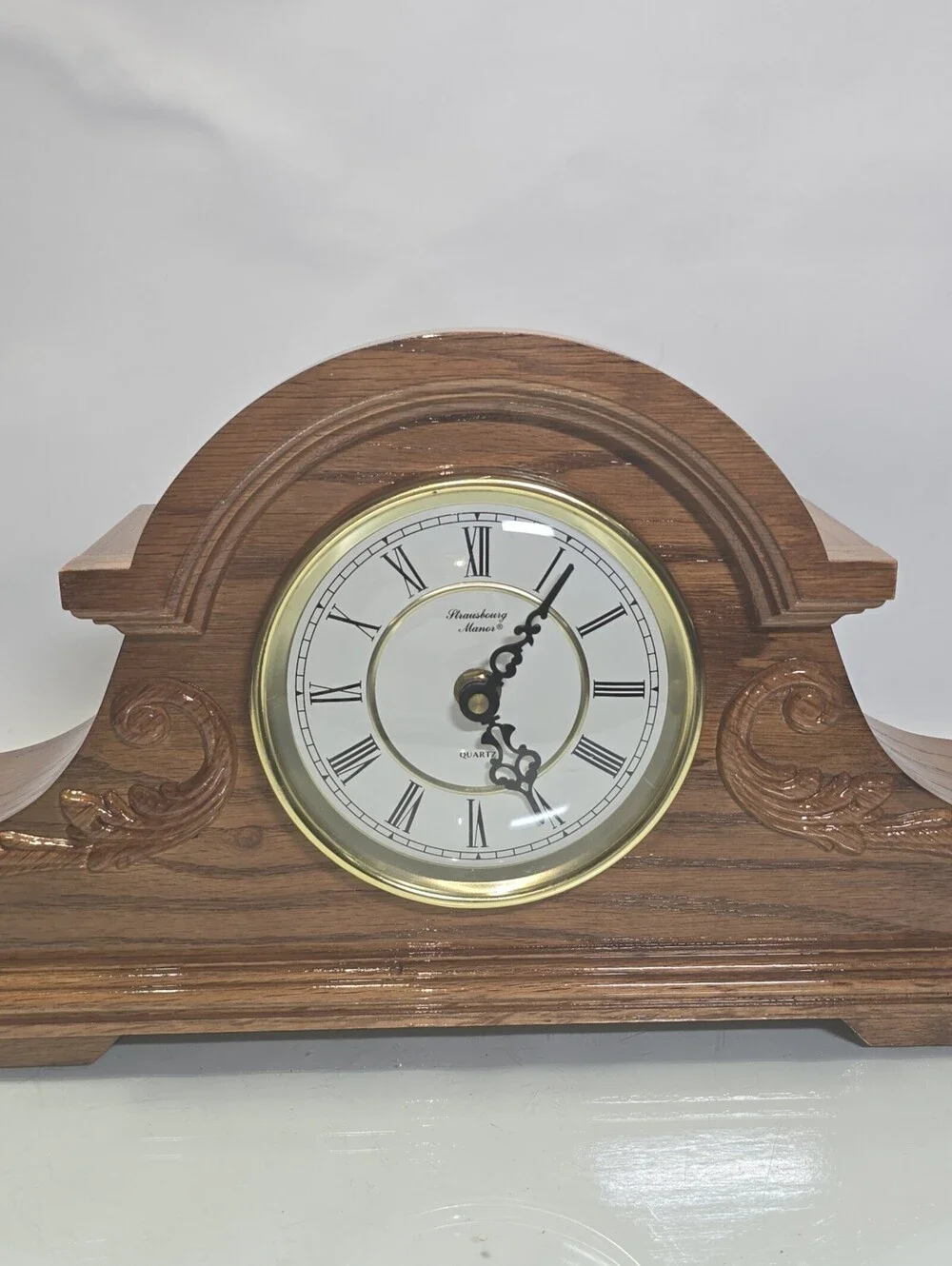 Strasbourg Manor Quartz Chiming Mantel Clock Quarter Hour Westminster Mint Works